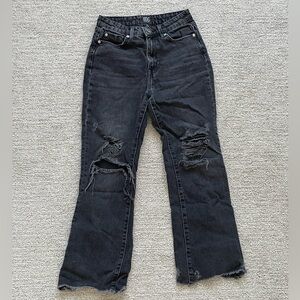 Urban Outfitters Jeans High Rise Flare Ripped Denim Casual Summer Y2K Grunge